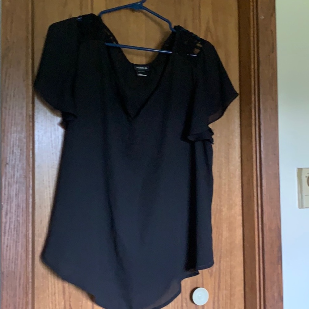 Torrid black blouse shirt
